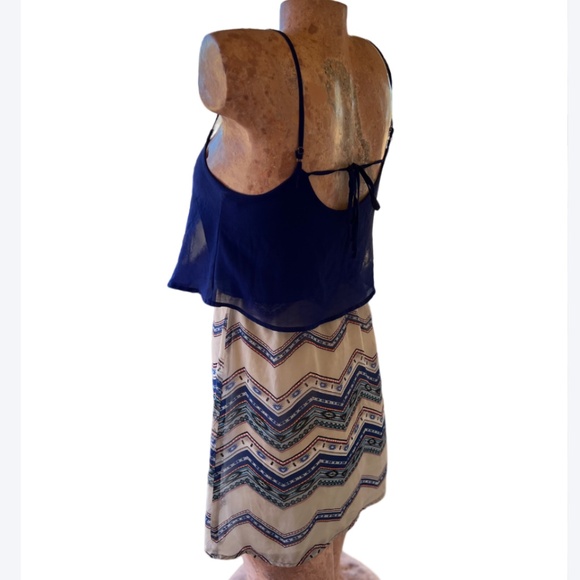 Chevron Emerald Sundae Dress - Picture 6 of 8